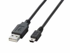 ELECOM GR U2C-M50BK USB2.0P[u A-miniB^Cv/5.0m(ubN)