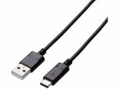 ELECOM GR USB2.0P[u/A-C^Cv/Fؕi/1.5m/ubN U2C-AC15NBK