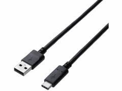 ELECOM GR USB2.0P[u/A-C^Cv/Fؕi/3.0m/ubN U2C-AC30NBK