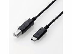 ELECOM GR USB2.0P[u/C-B^Cv/Fؕi/3Ao/1.0m/ubN U2C-CB10NBK