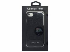 GA[WFC CERRUTI Crocodile Print Leather - Hard Case - Black CEHCP7MCBK