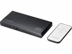 ELECOM GR HDMIؑ֊/4K60HzΉ/3(HDMI)+1(USB Type-C)E1o(HDMI)/pRt DH-SW4KC41BK