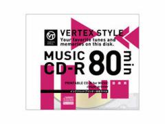 VERTEX y50Zbgz VERTEX CD-R(Audio) 80  1P CNWFbgv^Ή(zCg) 1CDRA80VX.WPX50