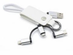 {gXgeNmW[ Keycase Cable 3in1 White KC3IN1-WH