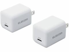 ELECOM GR AC[d/USB[d/USB PD/20W/USB-C1|[g/ŒvO/2Zbg/zCg MPA-ACCP27WH