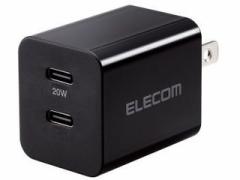 ELECOM GR AC[d/USB[d/USB PD/20W/USB-C2|[g/XCOvO/ubN MPA-ACCP35BK