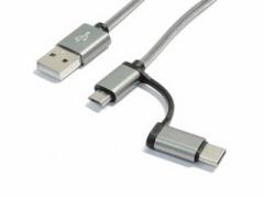 @ Type-C&MicroUSB 2IN1P[u O[ TYPEC2IN1-GY