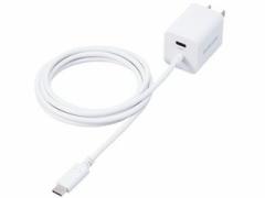 ELECOM GR AC[d/P[ǔ^/USB PD/20W/USB-C1|[g/USB-C1.5m/XCOvO/zCg MPA-ACCP37WH