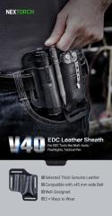 V40 EDC U[zX^[  (NEXTORCH lNXg[` / EDC Leather Sheath Holster)