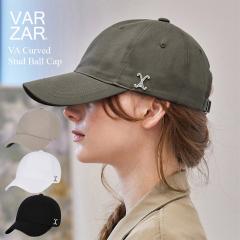 �L���b�v ���f�B�[�X �傫���T�C�Y �u�����h �[�� ��100% �X�q VARZAR �o�U�[�� �؍� [ Curved Stud Ball Cap �X�^�b�Y 1586 1587 1588 1