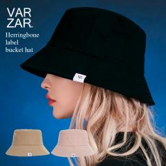 VARZAR �o�U�[�� Herringbone label bucket hat �y���K�i �������� ���������z 3color �w���{�[�����[�x�� �o�P�b�g�n�b�g 596 597 598 