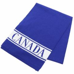 yψZ[zJi_O[X CANADA GOOSE KIDS MERINO LOGO SCARF LbY }t[ 6955K 260 BLUE u[n bos-16 warm-01  kb-01 col