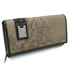 プリマクラッセ PRIMA CLASSE 財布 large 二つ折り 長財布 小銭入れ付き W026 6130 TAUPE ブラウン系 地図柄 レディース gif-02w