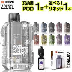 Aspire GOTEK X �d�q�^�o�R �x�C�v VAPE POD �X�^�[�^�[�L�b�g �{�� �d�q�^�o�R �^�[�� �j�R�`��0 �A�X�p�C�A �S�[�e�b�NX �|�b�h �����C