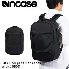 Incase �C���P�[�X �����b�N City Compact Backpack with 1680D ���K�i Black �o�b�N�p�b�N A4 �����Y ���f�B�[�X �o�b�N�p�b�N PC�����b