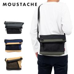 MOUSTACHE �V�����_�[�o�b�O ���X�^�b�V�� 2way �N���b�`�o�b�O �V�����_�[�o�b�O �����Y ���f�B�[�X �莝�� �΂ߊ|�� �ȂȂߊ|�� �J�W��