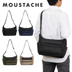 MOUSTACHE �V�����_�[�o�b�O ���X�^�b�V�� ���b�Z���W���[�o�b�O A4 �����Y ���f�B�[�X ��e�� �傫�� A4������ �΂߂��� �΂ߊ|�� �y�� 