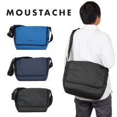 MOUSTACHE �V�����_�[�o�b�O ���b�Z���W���[�o�b�O ���X�^�b�V�� A4 ��e�� �傫�� �����Y ���f�B�[�X �΂߂��� �΂ߊ|�� ������� ����