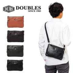 DOUBLES �V�����_�[ 2WAY �Z�J���h�o�b�O �_�u���X �o�b�O �e�ʊg�� ������ �����Y ���f�B�[�X �{�v �v ���U�[ �΂߂��� �΂ߊ|�� �V����