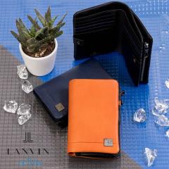 LANVIN en Bleu ��܂���z �~�h���E�H���b�g �����o�� �I�� �u���[ �}���Z�C�� �c�^ ���z ��܂� �����Y ���f�B�[�X �{�v ���U�[ �j
