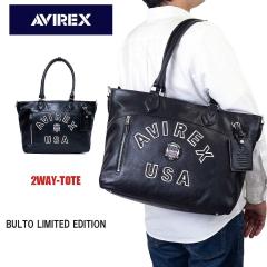 �y����z AVIREX �A�r���b�N�X �g�[�g�o�b�O �{�v 2WAY TOTE �u���g ���~�e�b�h�G�f�B�V���� BULTO LIMITRD EDITION �����Y ���f�B�[�X 