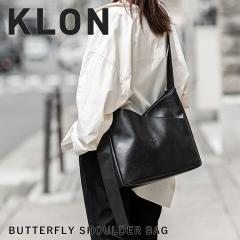 KLON �V�����_�[�o�b�O �N���[�� �����Y ���f�B�[�X BUTTERFLY SHOULDER BAG ������� �ʊw �ʋ� �u���b�N ��