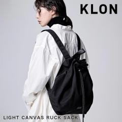 KLON �����b�N �L�����o�X �����Y ���f�B�[�X KLON LIGHT CANVAS RUCK SACK �o�b�N�p�b�N �ʊw �ʋ� ������� �u���b�N �� ���m�g�[��