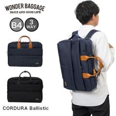 �����_�[�o�Q�[�W �����b�N 3WAY �r�W�l�X�����b�N B4 A4 �h�� ���� WONDER BAGGAGE GOODMANS �����Y ���f�B�[�X 3WAY WR �r�W�l�X�o�b�O