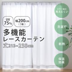 UV�J�b�g ���[�X�J�[�e�� ��200cm(1���g)��213�`238cm UV�J�b�g��75���ȏ� �f�M �ۉ� �V���v�� �E�H�b�V���u�� ���� ���� ������� �V��