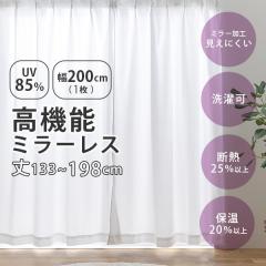 UV�J�b�g �~���[���X ���[�X�J�[�e�� ��200cm(1���g)��133�`198cm UV�J�b�g��85���ȏ� �f�M �ۉ� �V���v�� �E�H�b�V���u�� ���� ���� ��