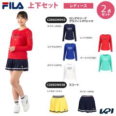 �y�㉺�Z�b�g�z�t�B�� FILA �e�j�X�E�F�A ���f�B�[�X �����O�X���[�u�O���t�B�b�NT�V���c�~�X�R�[�g CZ6SGW043-CZ6SGW038-1 2026SS