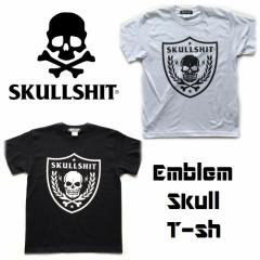 y30%OFF SALEzSKULLSHIT / XJVbguEmblem Skull T-shvsVc  hN Y fB[X bNs  ubN  z