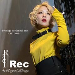 REC by Royal Pussy / bN oC CvbV[uBondage Turtleneck Top YELLOWv^[glbN nClbN Xgb` x