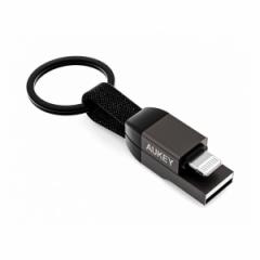 P[u Circlet Series USB-A to Lightning }[d 10cm ubN AUKEY CB-AKL6-BK