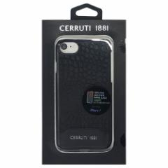 CERRUTI Crocodile Print Leather - Hard Case - Black CEHCP7MCBK