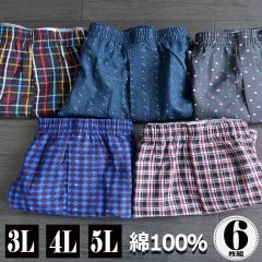 �y�܂Ƃߔ����ł�����6���Z�b�g�z�傫���T�C�Y �g�����N�X �����Y ��100�� ���n �O�J�� 3L 4L 5L ���� ���� �p���c �{�N�T�[�p���c �u��