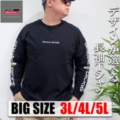 GENUINE Dickies �f�B�b�L�[�Y ����T�V���c �����Y �u�����h �V�� ��100�� ���v�����g �o�b�N�v�����g �h���イ ����T �傫���T�C�Y 3L 4