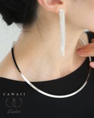 新作6月18日 首元囲む金環銀環のチョーカーネックレス cawaii wkj00205 アクセサリー 装飾 アクセント シルバー ゴールド オシャレ 個性