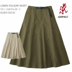 [2023tĐV] O~` XJ[g GRAMICCI G2SW-SK059 l tHT XJ[g LINEN FOLSOM SKIRT Rbgl Ȗ tA