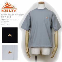 [2024tĐV] KELTY PeB PeB[ KE24113011 Xgb` E[ ~jS S/S tVc Stretch Woven Mini Logo S/S T-Shirt