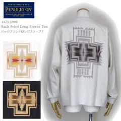 [2024tĐV] PENDLETON yhg 4175-5009 obNvg OX[uT Back Print Long Sleeve Tee (jZbNX)  N