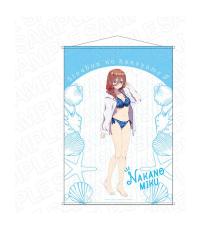 新品】TVアニメ 五等分の花嫁∬ B2タペストリー 中野三玖 水着 ver.の