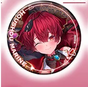 ホロライブ hololive Art Selection オンリー缶バッジ 宝鐘マリン 9の