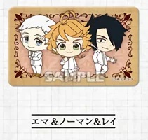 約束のネバーランド しかくい缶バッジ エマ＆ノーマン＆レイ 単品 缶