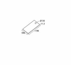 ��TOTO�yAB612E2�z�n�C�h���Z���E�t���APC 600�~1200�p �� ����11.3mm (�����H��130) ���r���c200��130mm�kEJ�l