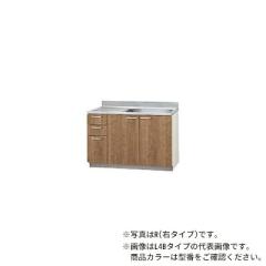 ○クリナップ【L4B-120MR/L4B-120ML】モカウッド すみれ 木キャビ 
