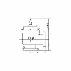 FM�o���u���쏊�yFM�o���u 3�^ 100A�z(�A���O���^) �萅�ʕ� ��t�^�C�v(�t�����W�^) �{�̍ގ�(�����X��)�kEI�l
