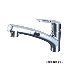 KVK 水栓金具【KM5021ZTAECHS】シングルシャワー付混合栓 (センサー付