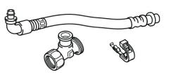 INAX/LIXIL �g�C�� ���ށyCF-020-SET�z������z�[�X�Z�b�g(�N�C�b�N�t�@�X�i�[�ڑ�) �z�[�X����550mm�kEJ�l