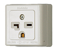 �`���H�� �yME2760�z�G���K���g�ڒn�R���Z���g 2P ��i20A 250V